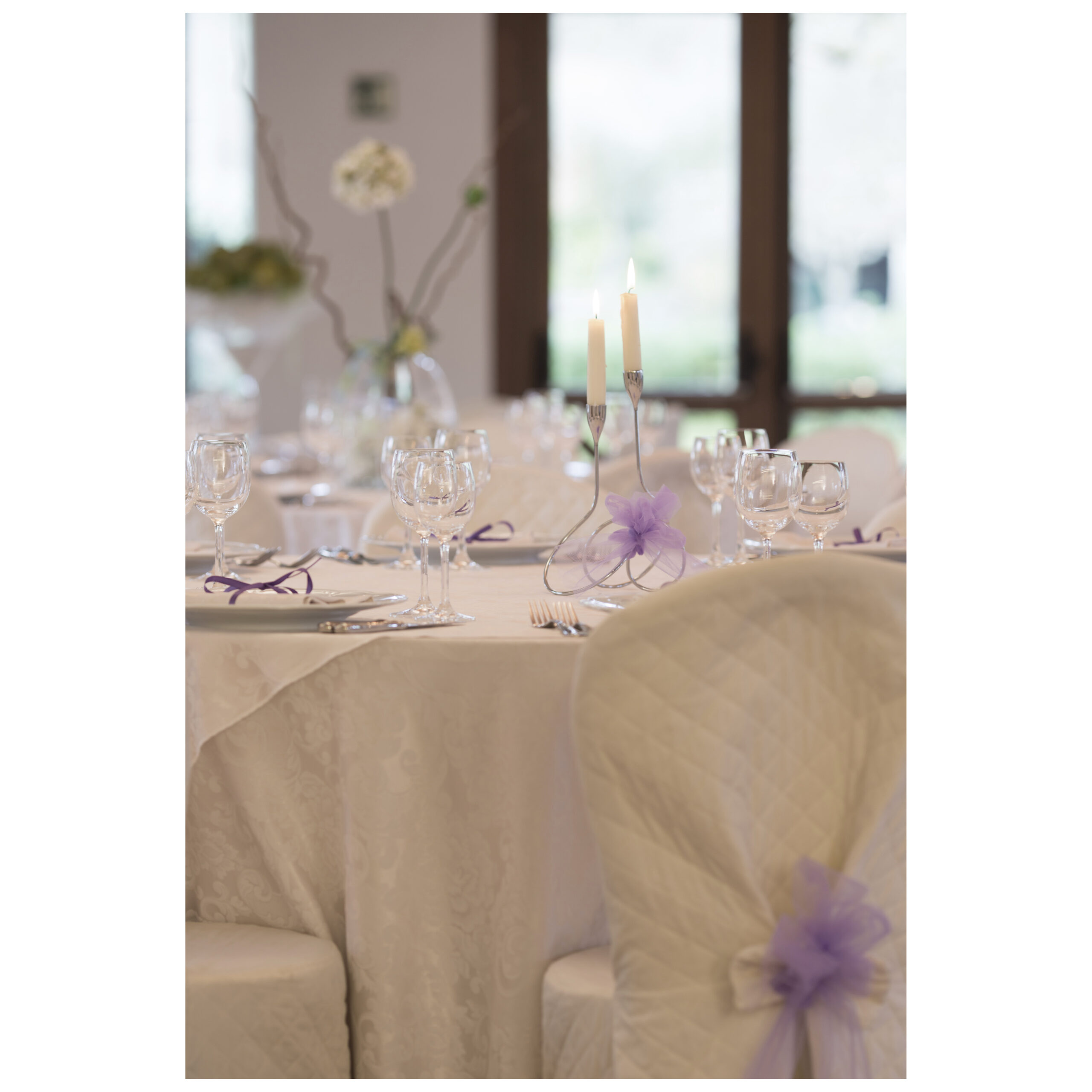 La tavola apparecchiata al Ristorante Abramo La tavola apparecchiata al Ristorante Abramo