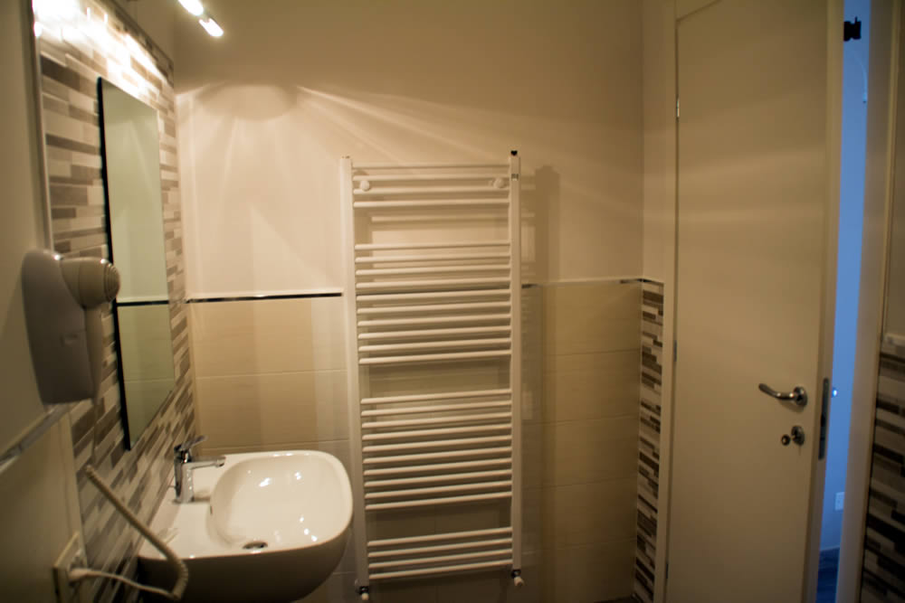 Il bagno di una delle camere Il bagno di una delle camere
