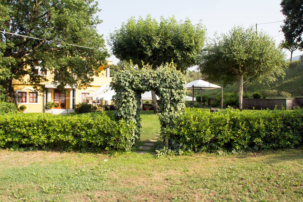 Il giardino del Ristorante Abramo Il giardino del Ristorante Abramo